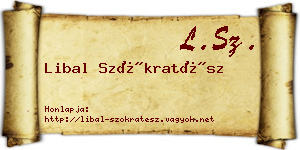 Libal Szókratész névjegykártya